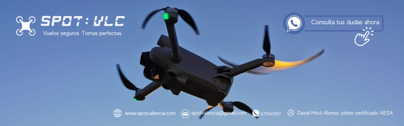 grabaciones aereas con drones en valencia